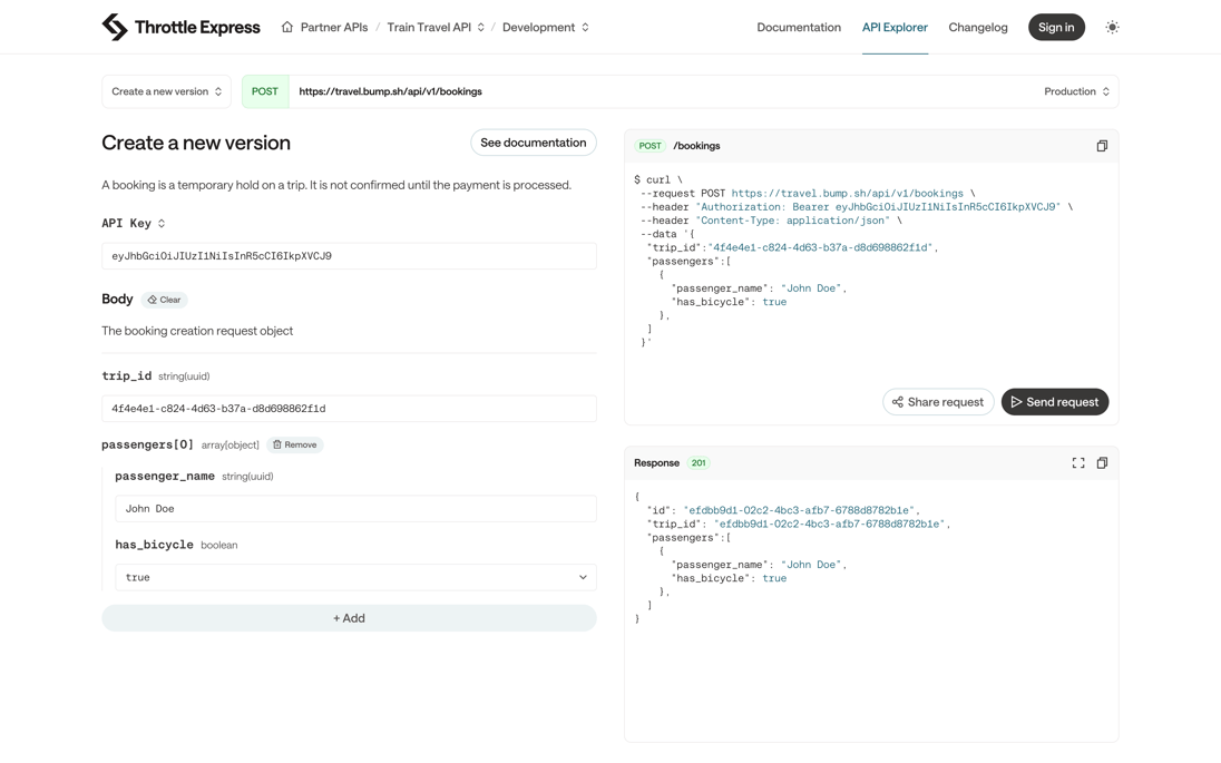 Bump.sh is your API Explorer